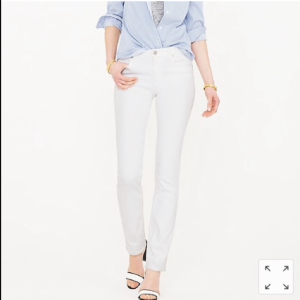Jcrew 28t white matchstick Jean